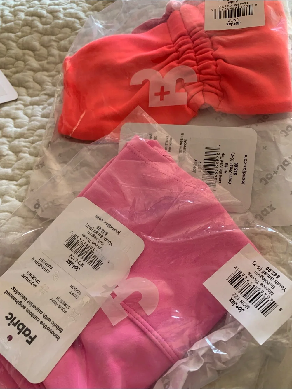 Jo + Jax Love me knot top set youth small NWT